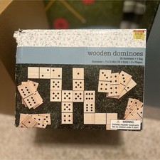 Wooden Dominoes Set 28 Pieces