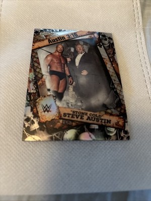 WWE 2026 Topps Chrome Stone Cold Steve Austin 3:16 30 Years Refractor 3:16-1