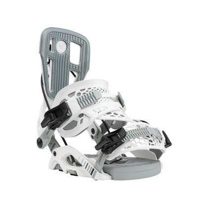 Flow Fuse Hybrid Men's Rear Entry Snowboard Bindings, White, X-Large MY25