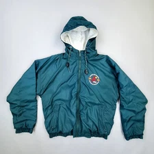 Vtg 1994 Logo Gear For Sports Lined Windbreaker Jacket Sz S Leisure Time Resorts