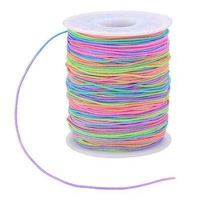 Gummikordel, Perlenstickerei Kordeln Fäden, Farbe Stretchschnur Kordel, Stoff6876