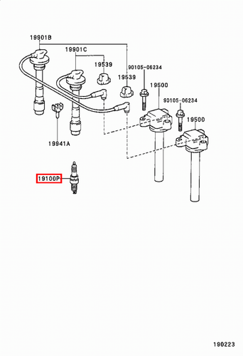 Genuine Prado VZJ95 VZJ90 VZJ125 VZJ121 VZJ120 5VZ 3.4 Petrol Spark Plug x6 - Picture 6 of 20