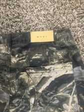 MNML Camouflage Cargo Pants Men Size 33 Green Cotton Utility Outdoor