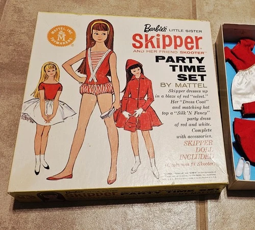 Vintage HTF 1964 Skipper Party Time Set, Sears Exclusive (Complete!) #1021