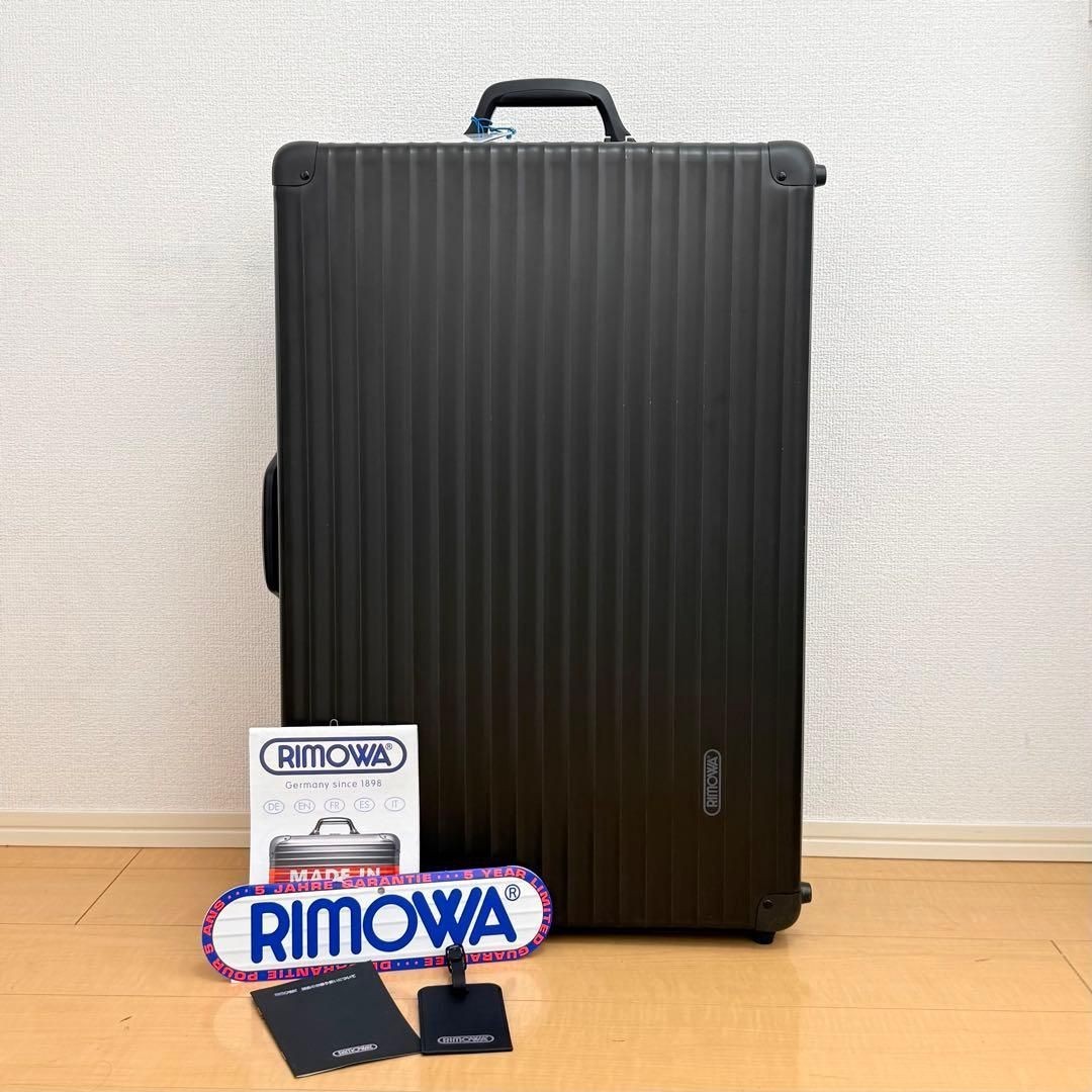 Rimowa Stealth Black 82L 2-wheels Carry Case Suitcase | eBay