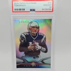 2014 Topps Platinum Tom Brady Patriots #77 Football Gem Mint PSA 10