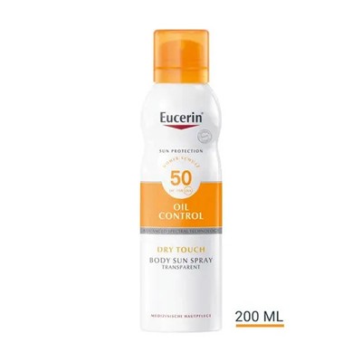Eucerin Sun Oil Control Body Transp.aerosol Lsf 50 200ml - 18110232
