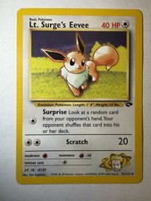 Pokémon TCG Lt. Surge's Eevee Gym Challenge Regular Uncommon 51/132 2000 40 HP