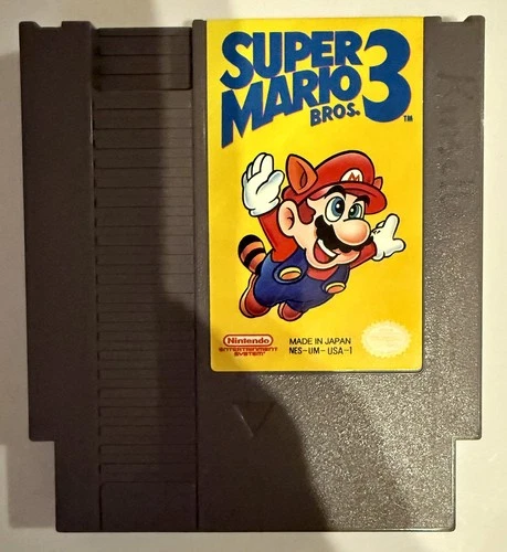 Super Mario Bros. 3 NES Working Cartridge