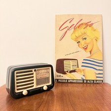 RADIO VINTAGE GELOSO G.110 1952 GELOSINO BACHELITE A VALVOLE D’EPOCA ANNI 50