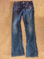Polo Ralph Lauren Girls Size 16 Americana Alba Wash Jeans Floral Embroidery