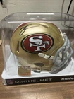 Michael Crabtree Autographed San Francisco 49ers Mini Helmet Beckett WitnessCOA
