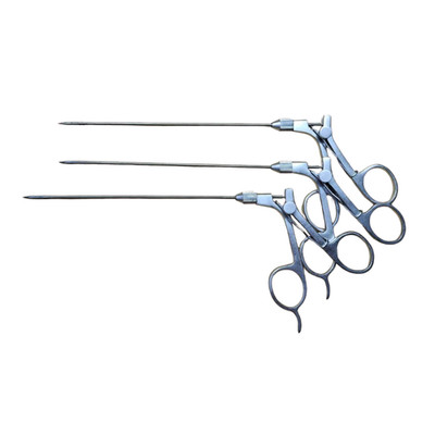Laparoscopic Fascial Port Closure Hernia Repair Forceps Instrument Set 2.5mm 3Pc