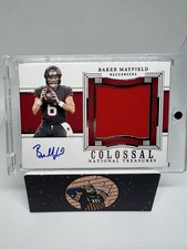 2023 National Treasures Colossal Signatures Baker Mayfield Auto Patch /49 TB