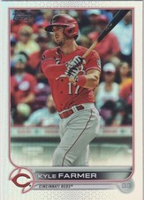 2022 Topps #557 Kyle Farmer Rainbow Foil