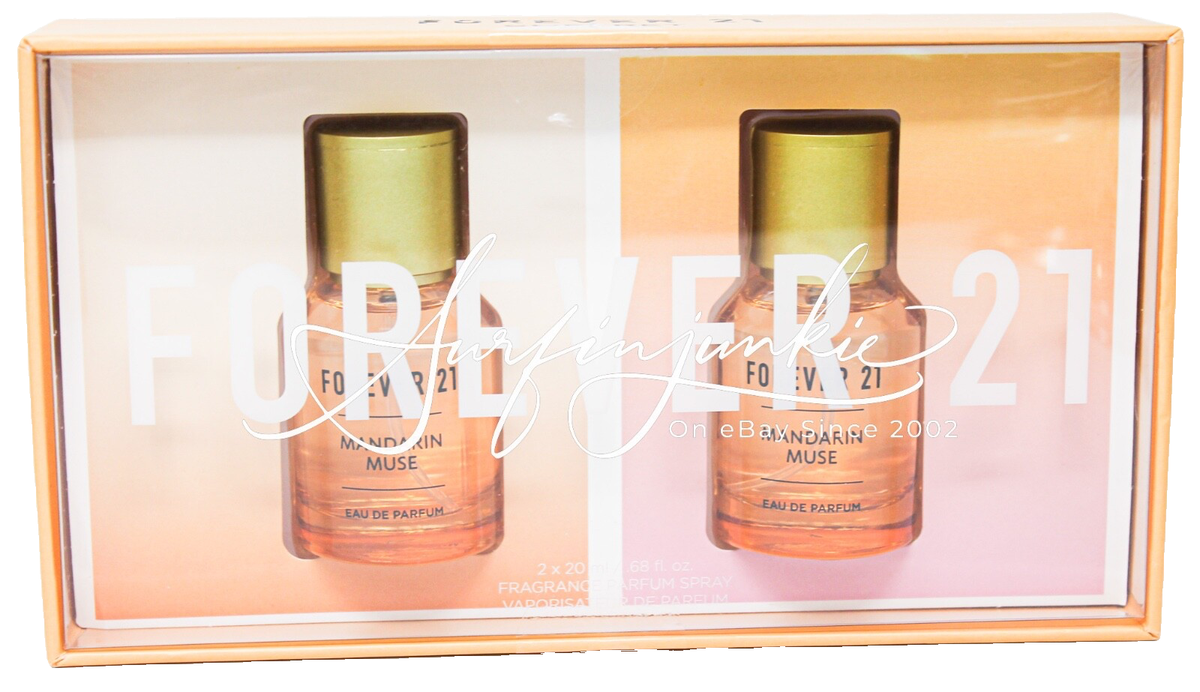 Forever 21 Mandarin Muse Eau De Parfum Fragrance Perfume 2pc .68