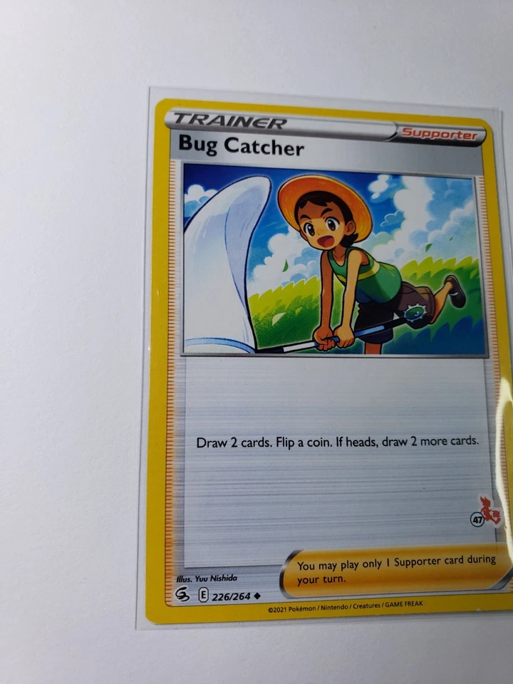 Pokemon Bug Catcher -(#47 Cinderace Stamped) 226/264 Battle Academy 2022 Regular - Image 2 of 4