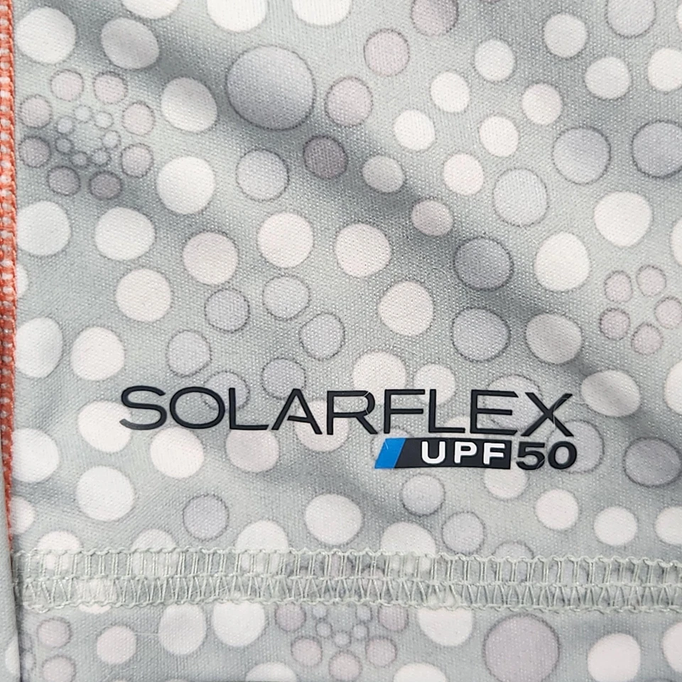 Simms SolarFlex Shirt Womens Large UPF 50 Sun Protection Fly Fishing Gray - Image 2 of 4