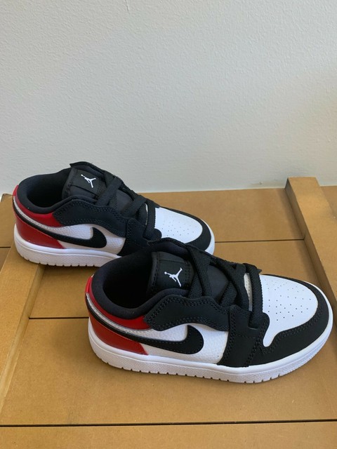 Nike Air Jordan 1 Low Alt âblack Toeâ White Gym Red Bq6066 116 PS Size 11c for sale online | eBay
