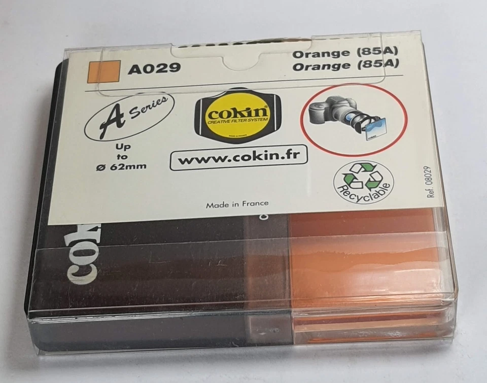COKIN CREATIVE FILTER A SERIES SYSTEM A029 85A Color Conversion Resin Filter - Image 2 of 4