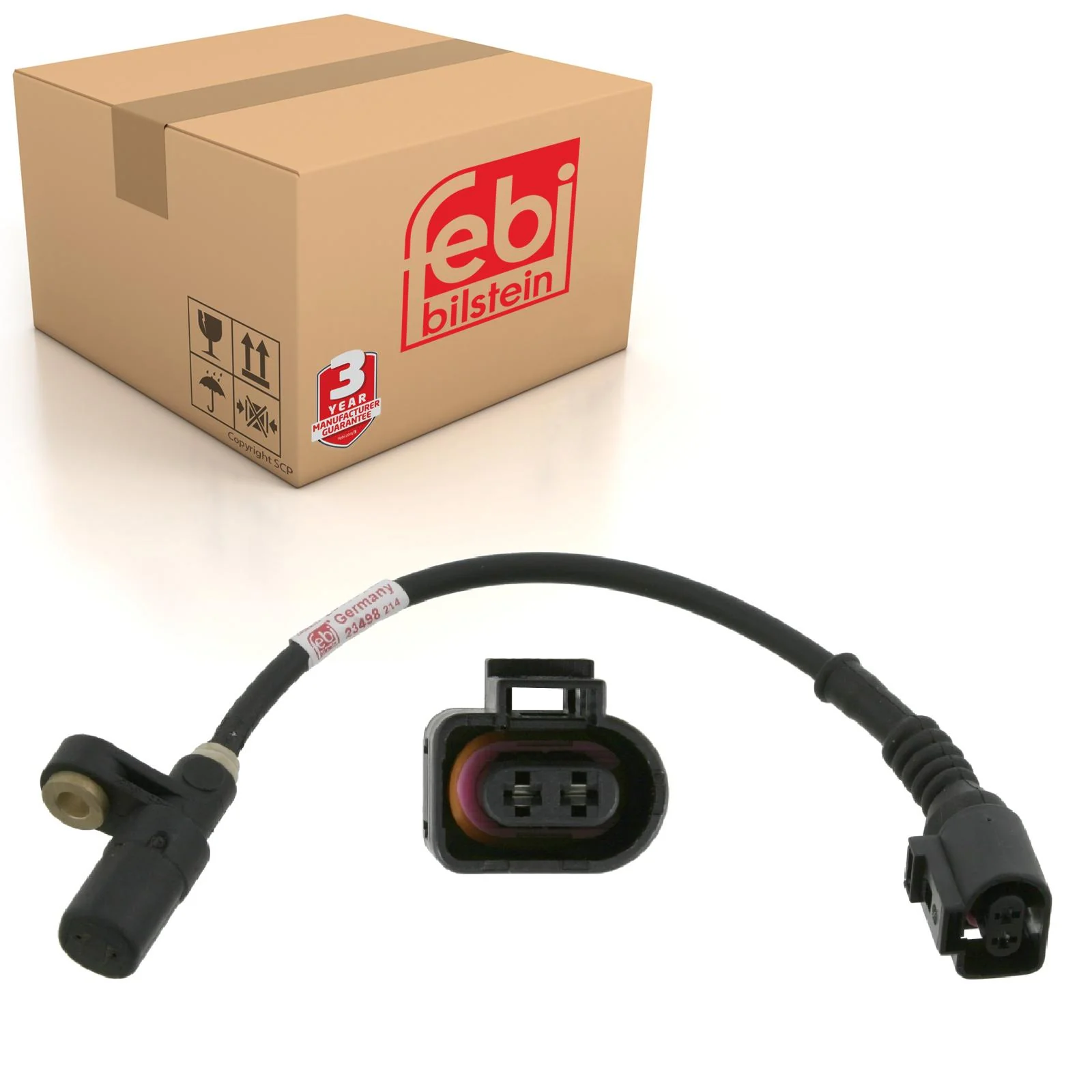 FEBI BILSTEIN 23498 Wheel Speed Sensor Rear Right Left Fits Audi Seat Skoda VW - Image 8