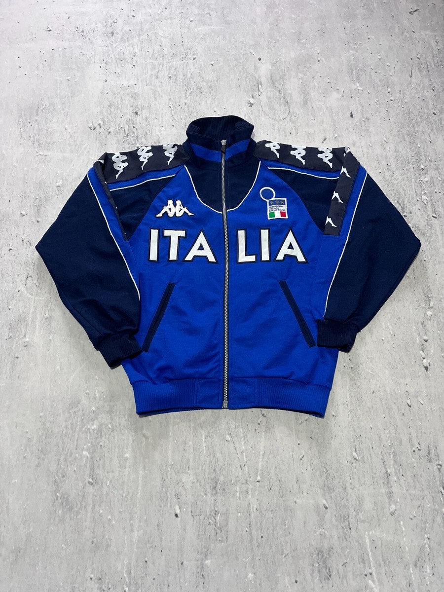 c 新品タグ付き Kappa イタリアチームモデル トップス KAPPA ITALY VINTAGE 90S ITALIA TRACKSUIT SIZE S | eBay