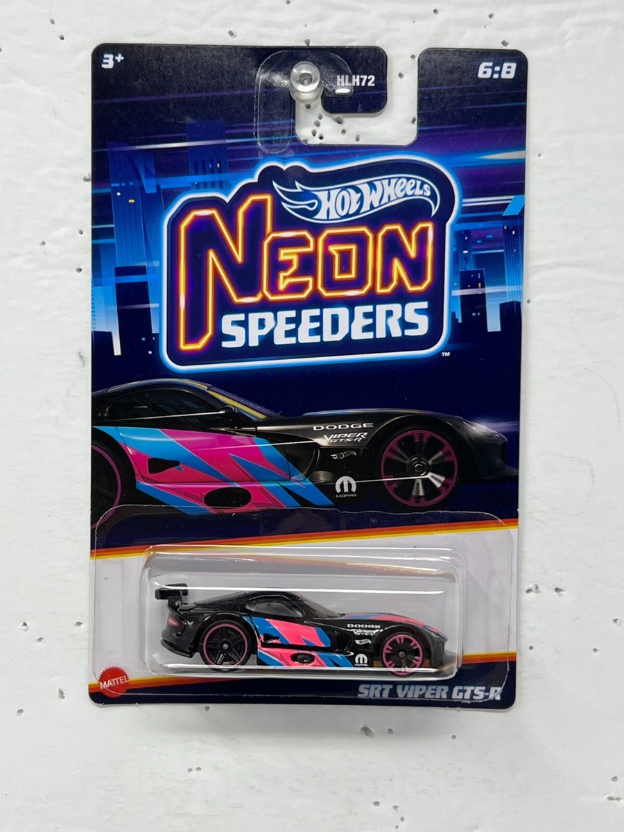 Hot Wheels Neon Speeders 2015 Dodge SRT Viper GTS-R 1:64 Diecast
