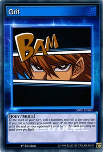 Grit - SS02-ENBS1 - Common - 1st Edition x3 - Near Mint