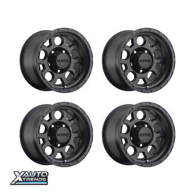 KMC KM522 Enduro Matte Black 18X9 6X139.7 00mm (Set of 4) | eBay