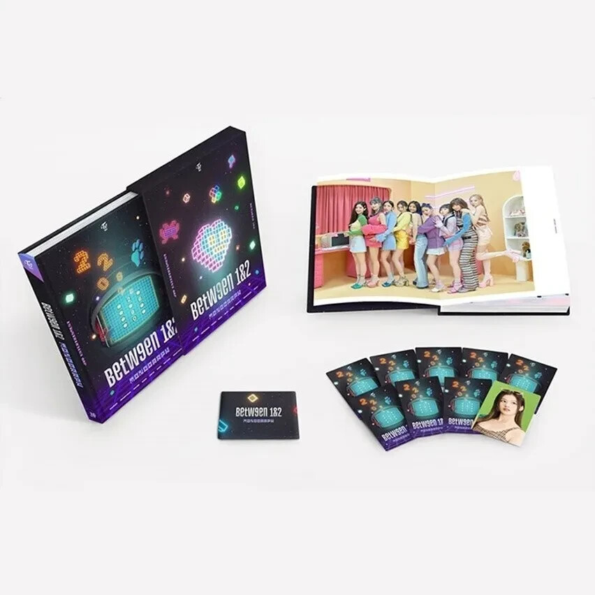 K-POP TWICE MONOGRAPH [BETWEEN 1&2] 150p Photobook + 9ea Photocard