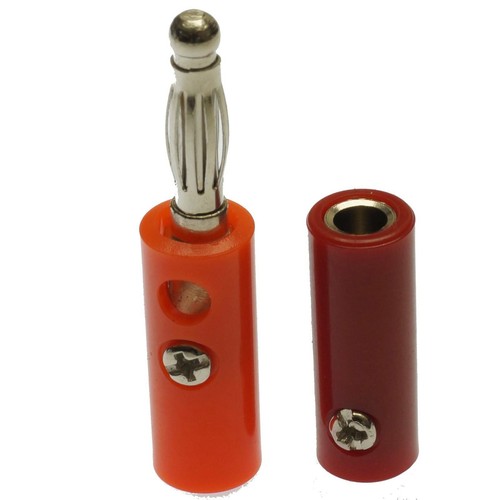 Loovisse Bananenstecker Buchsen 4mm - 16 Stück Rot/schwarz Für Lautsprecher & Verstärker