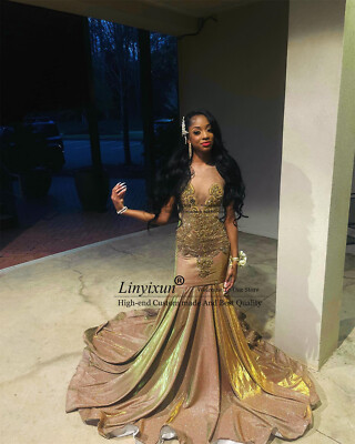 slim fit dress slacks Sparkly Golden Sheath Sequins Long Prom Dress with Slit