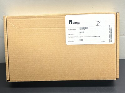 NetApp X1142A-R6 Adapter 2-Port FC/VI 8Gb PCI-e HBA Virtual Interface SnapMirror