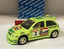 Slot Car Team Slot SEAT Ibiza Kit Car 3 GULF Without Motor And Guide