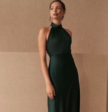 ANTHROPOLOGIE Sleeveless Satin Gown Fully Lined Size 22W BHLDN BRAND PLUS SIZE