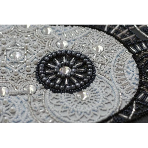 Kit de bordado de cuentas Ying y Yang costura de cuentas trabajo de cuentas hágalo usted mismo arte Abris Foto 2 de 4