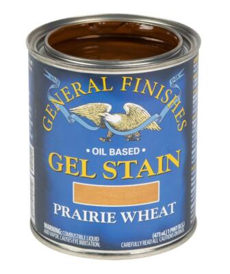 General Finishes Oil Base Gel Stain 1 Pint Prairie Wheat