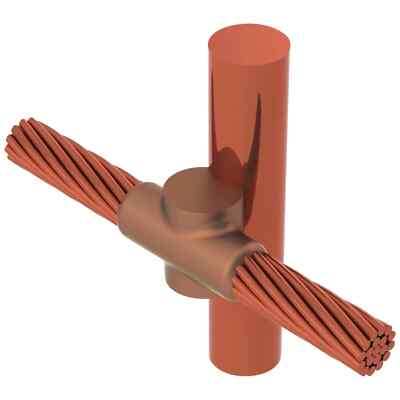 Erico Cadweld GYE182Q Graphite Mold for Welding Cable to Ground Rod with Clamp
