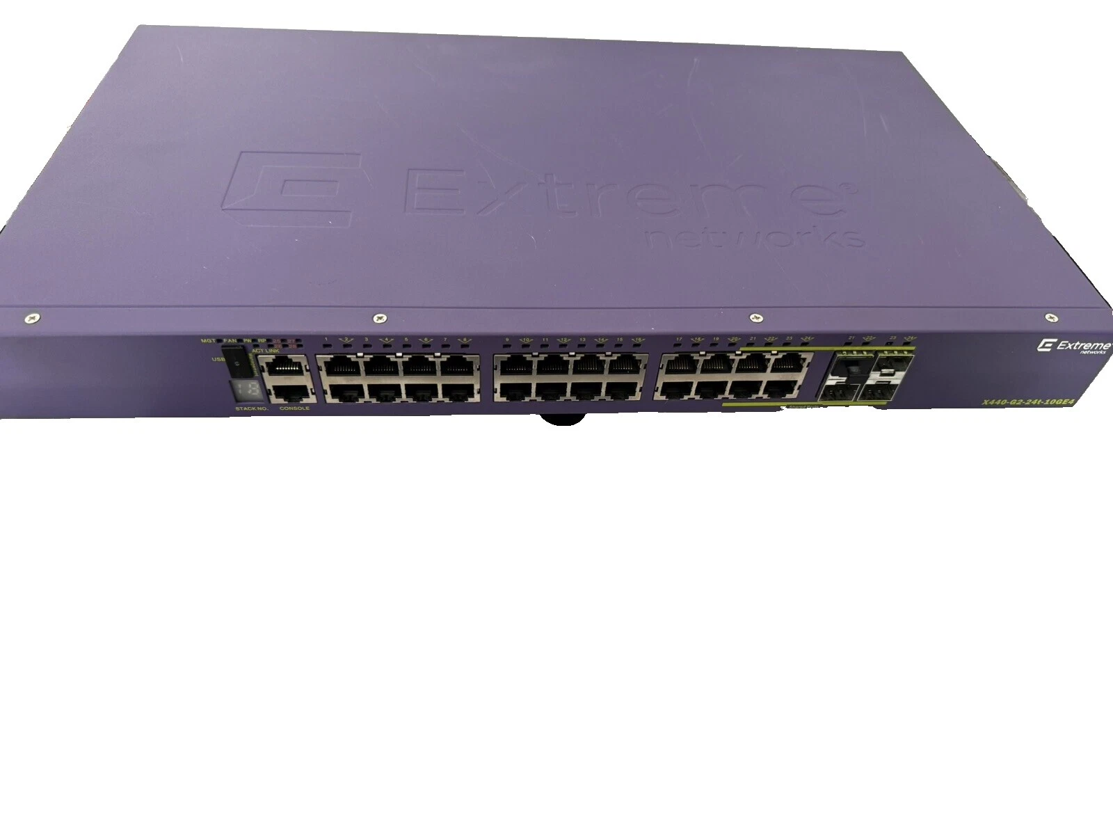 Extreme Networks Ethernet cableado (RJ-45) hubs de red empresarial