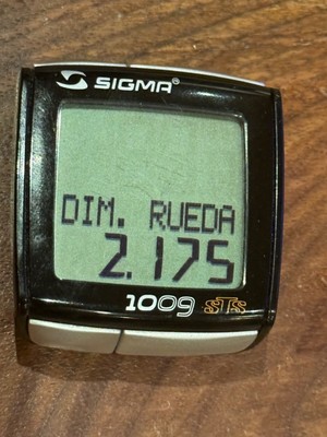 Sigma BC1009 STS Wireless Bike Computer Made in Germany 