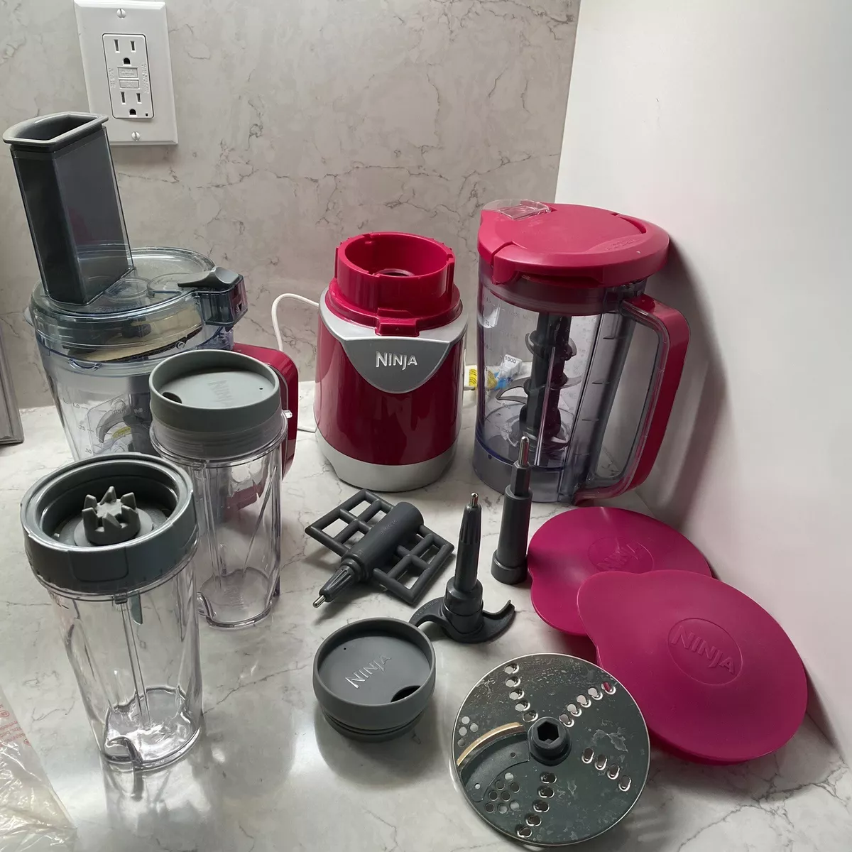 Ninja Kitchen System Pulse 48oz Blender w/ Slicer&Shredder 