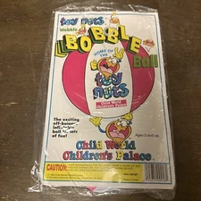 1992 Child World Children's Palace Store Adv. Bobble Ball Inflatable Toy Nuts