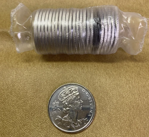 Canada 2002 Half Dollar Queen Jubilee (50 Cents) from a Mint Roll USA