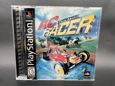 Team Losi RC Racer Sony PlayStation 1 PS1, 1998 CIB Complete BLACK LABEL TESTED