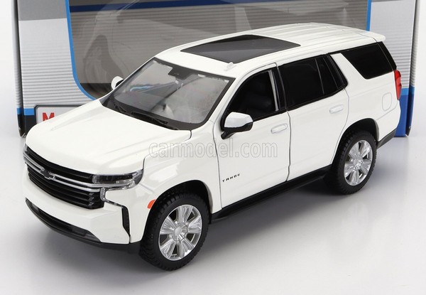 Maisto 1/26 Chevrolet Tahoe Suv 2021 Weiss Statisches Modell Diecast-image