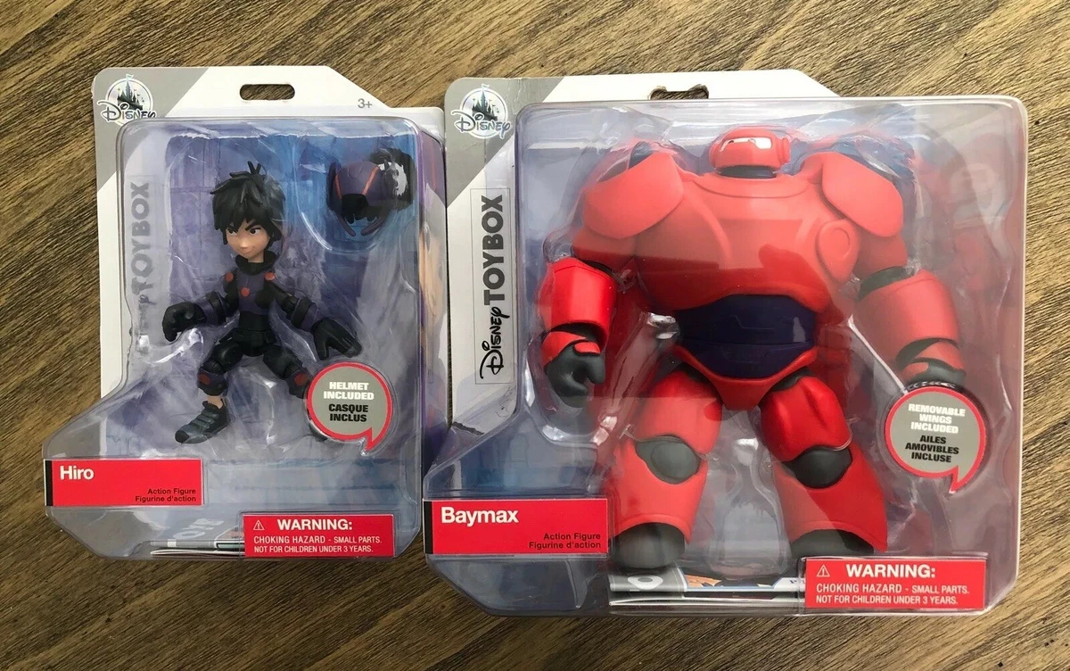 Disney Toybox Big Hero 6 BAYMAX HIRO Action Figure LOT Disney Store Excl