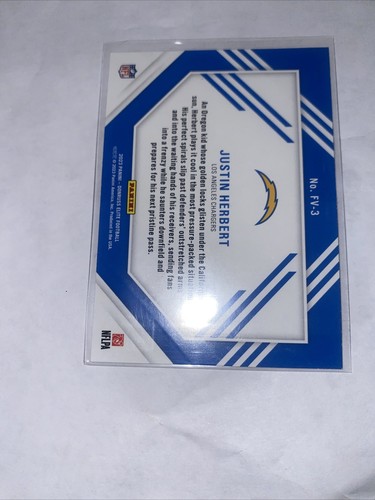 Justin Herbert 2023 Panini Donruss Elite Football Field Vision #FV-3 1223 - Picture 6 of 6
