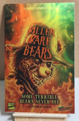 Killer Kare Bears Freddy Krueger Homage Cover NYCC METAL 1/1 With Toploader
