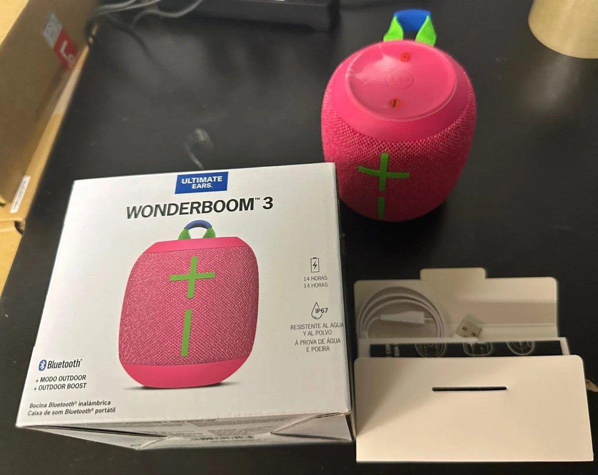 Ultimate Ears WONDERBOOM Bluetooth Speaker - Pink