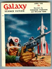 Vintage April 1955 GALAXY SCIENCE FICTION Magazine! Sheckley! Pohl! Sturgeon!